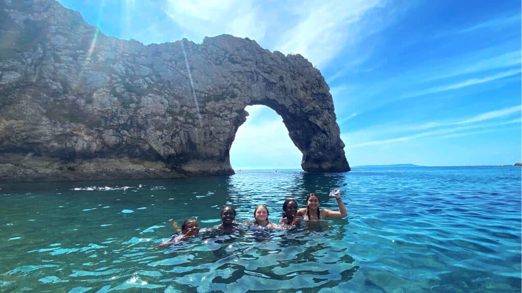 Durdle Door excursion on an English Summer Camp (for international students)