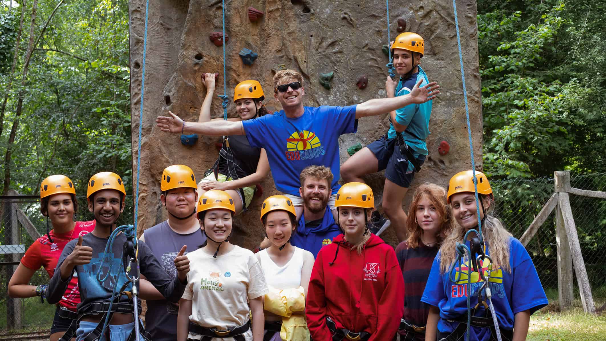 climbing outdoor adventure (English and Adventure Camp UK)