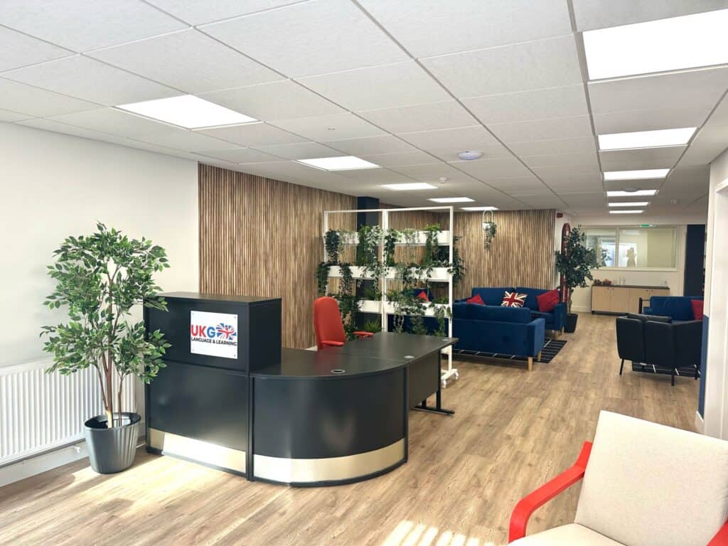 Interior: UKG Language Learning Centre based in Ringwood, UK where students have English Language lessons on our English Summer Camps