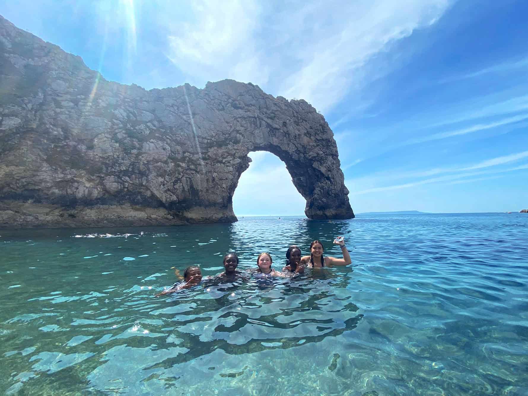 Bournemouth Summer Camp, excursion to Durdle Door