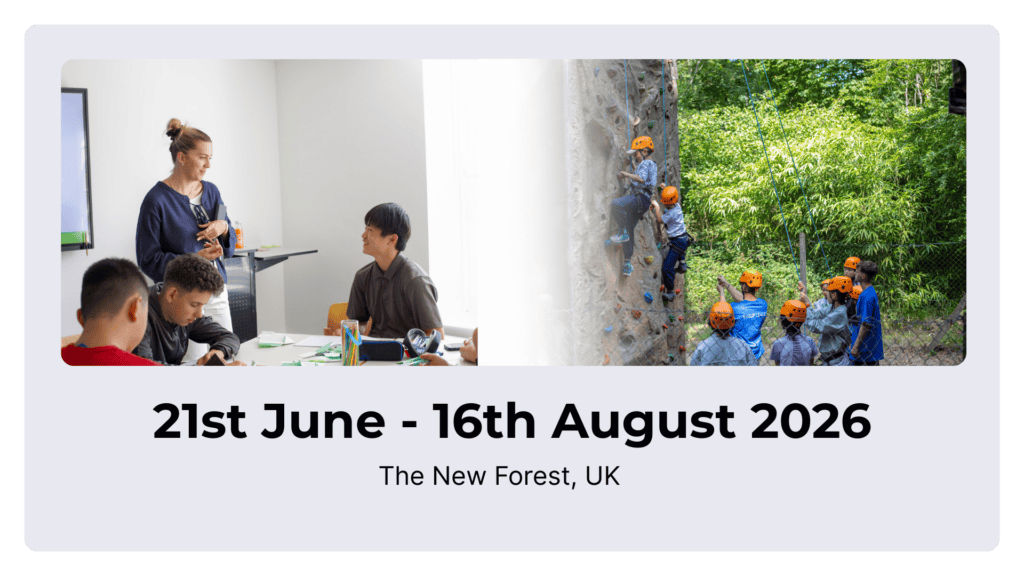 English and adventure camps