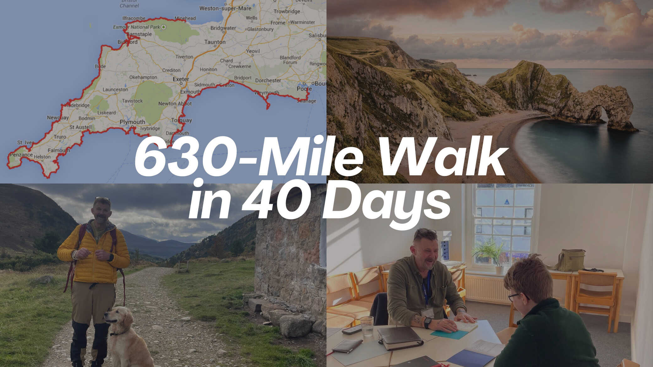Tonys 630 Mile walk In 40 Days